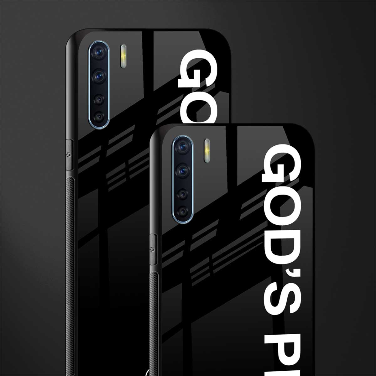 god's plan glass case for oppo f15 image-2