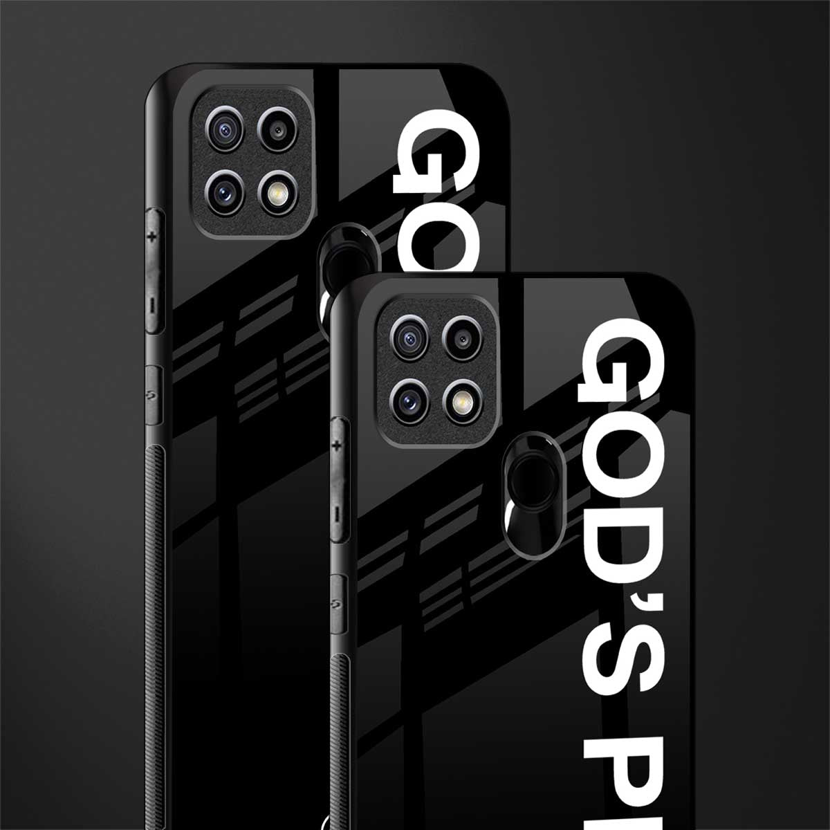 god's plan glass case for oppo a15s image-2