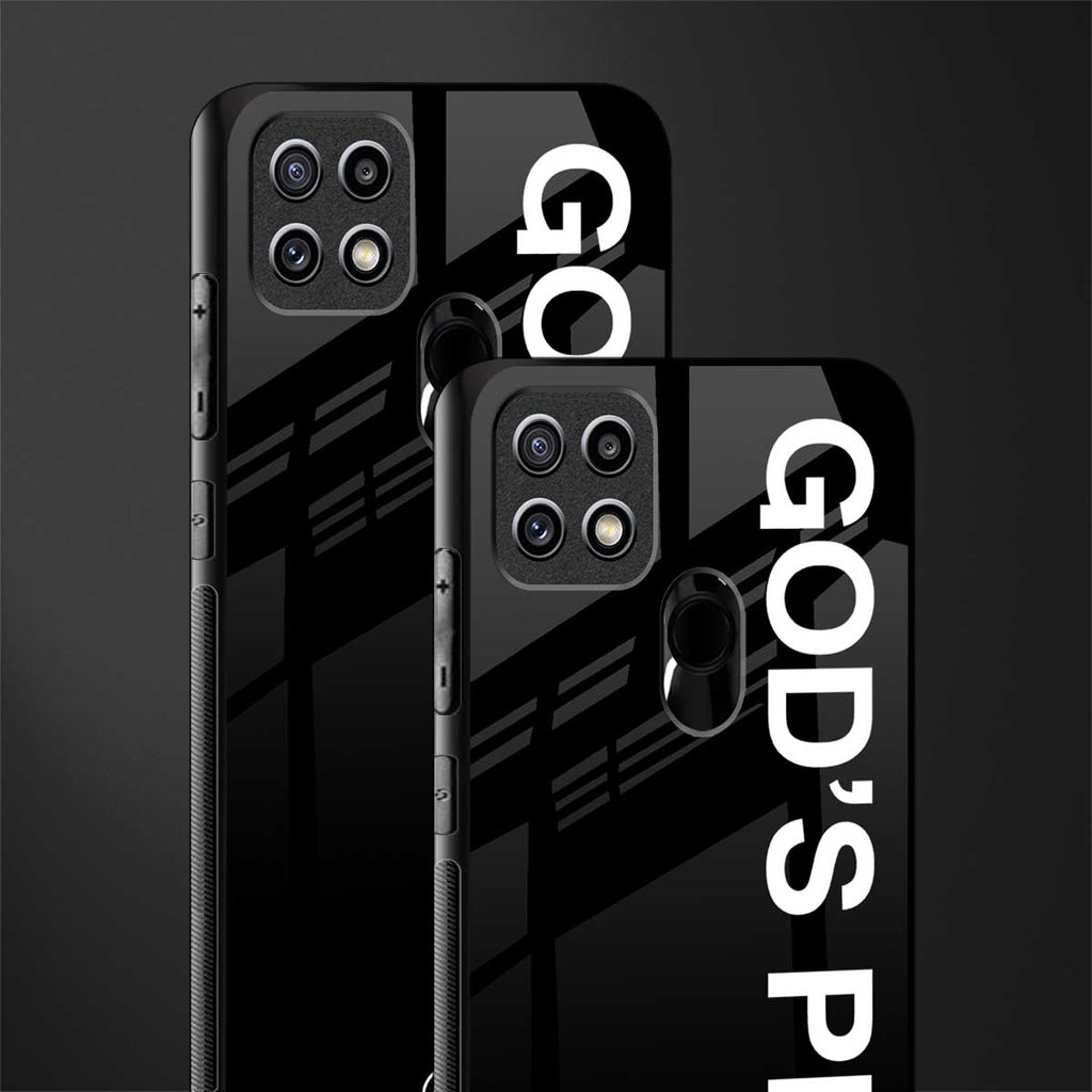 god's plan glass case for oppo a15 image-2