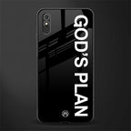 god's plan glass case for redmi 9a image