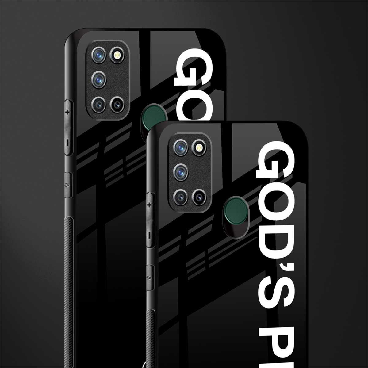 god's plan glass case for realme 7i image-2