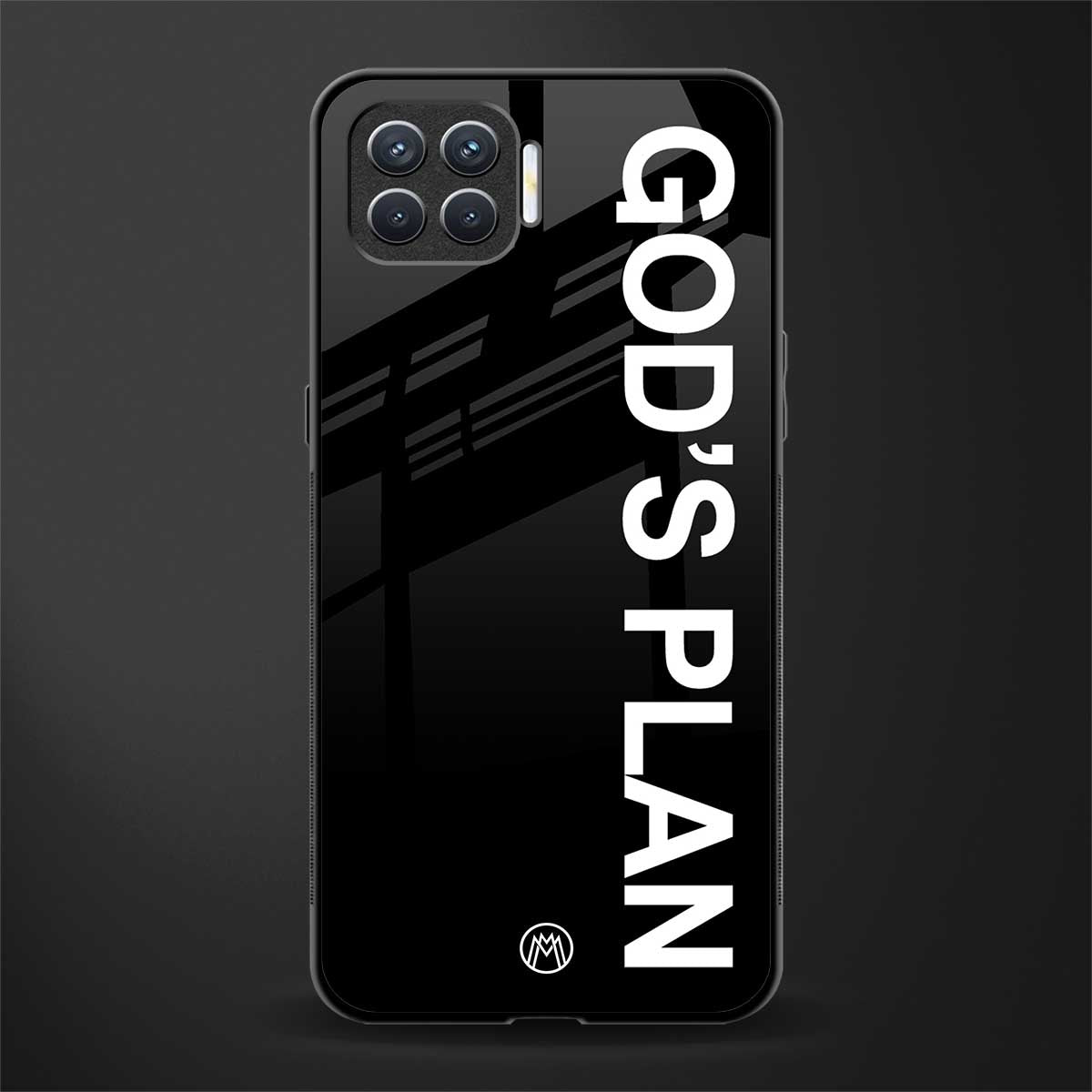 god's plan glass case for oppo f17 pro image