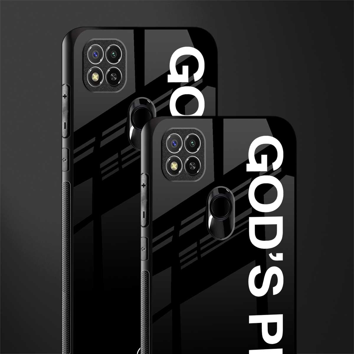 god's plan glass case for redmi 9c image-2