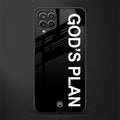 god's plan glass case for samsung galaxy a12 image