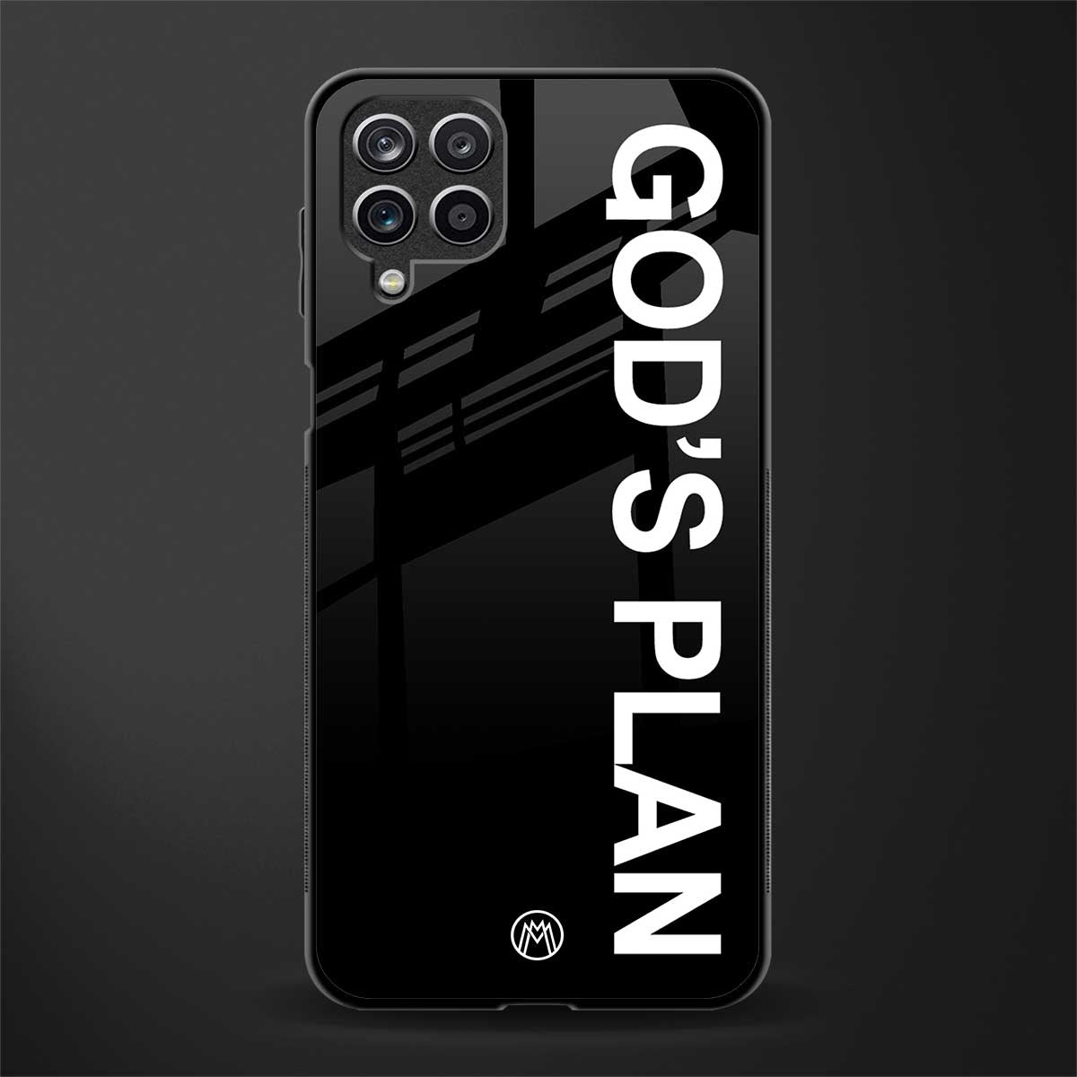 god's plan glass case for samsung galaxy a12 image