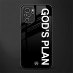 god's plan glass case for redmi note 10 image