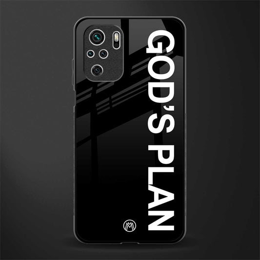 god's plan glass case for redmi note 10s image