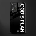 god's plan glass case for samsung galaxy a72 image