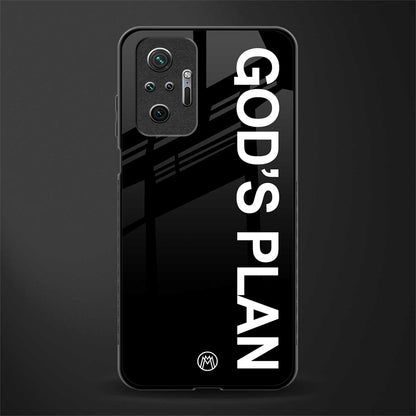 god's plan glass case for redmi note 10 pro max image