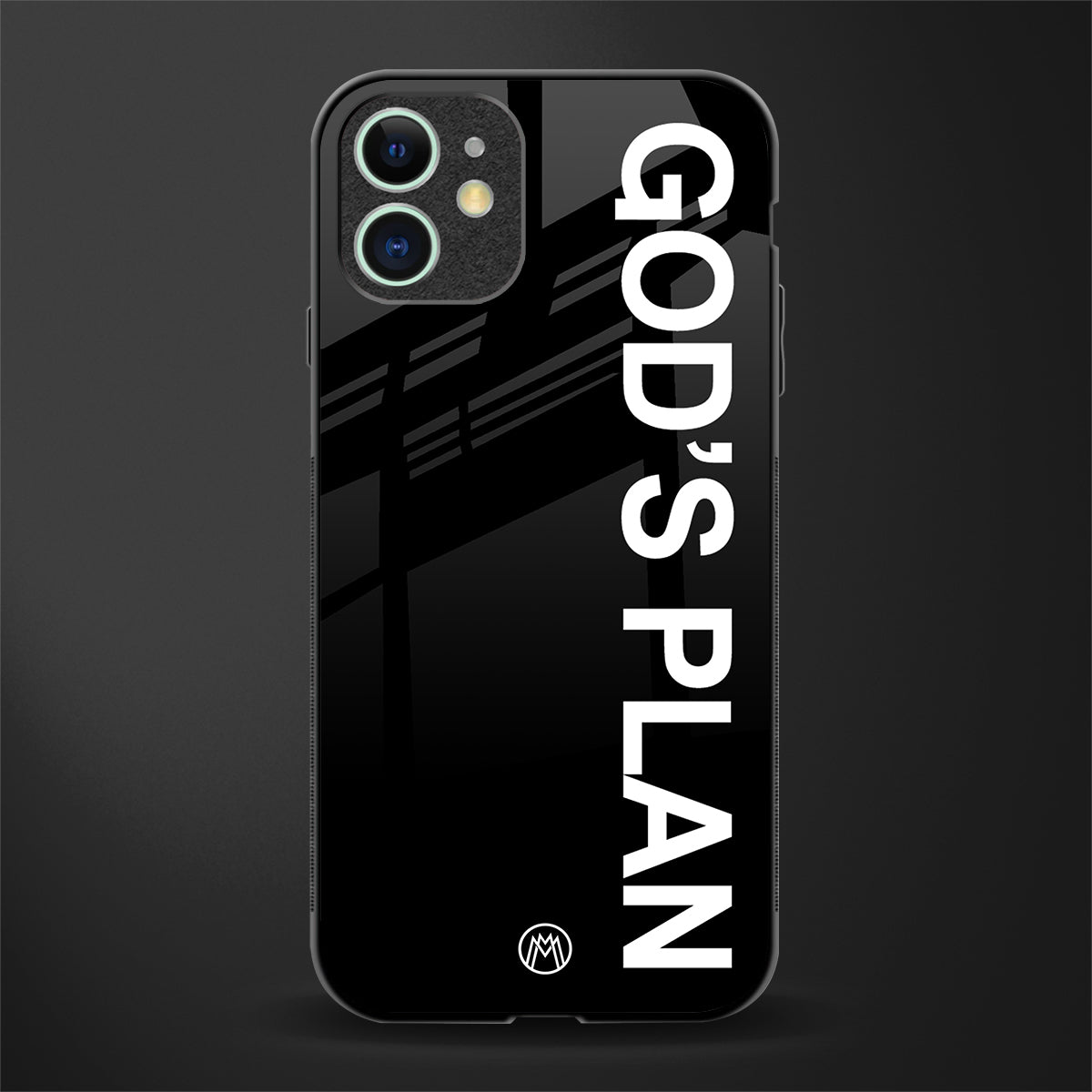 god's plan glass case for iphone 12 image