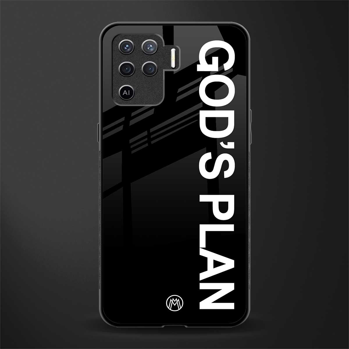 god's plan glass case for oppo f19 pro image