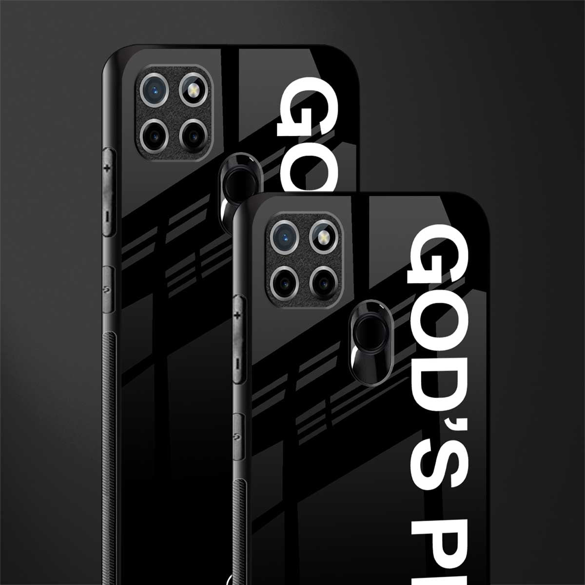 god's plan glass case for realme c21 image-2