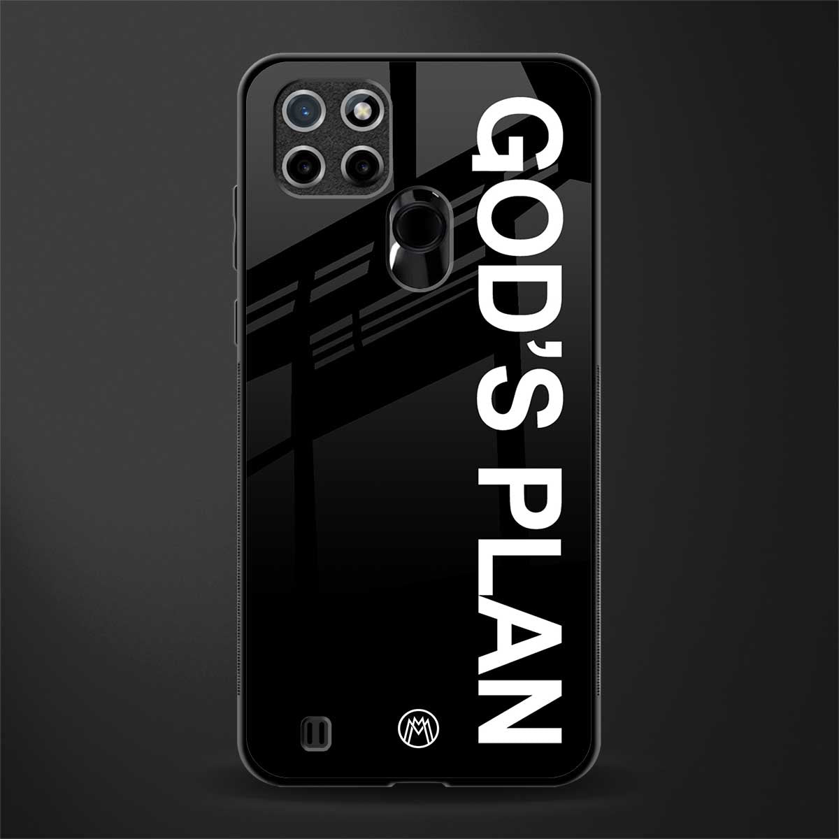 god's plan glass case for realme c21 image