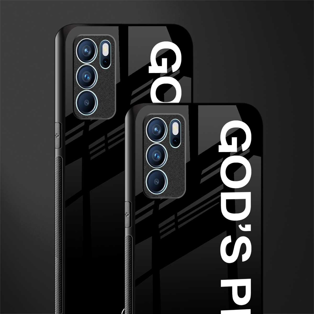 god's plan glass case for oppo reno6 5g image-2