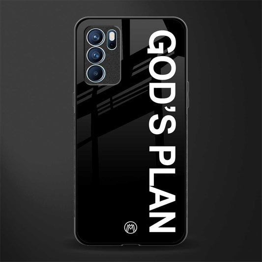 god's plan glass case for oppo reno6 5g image