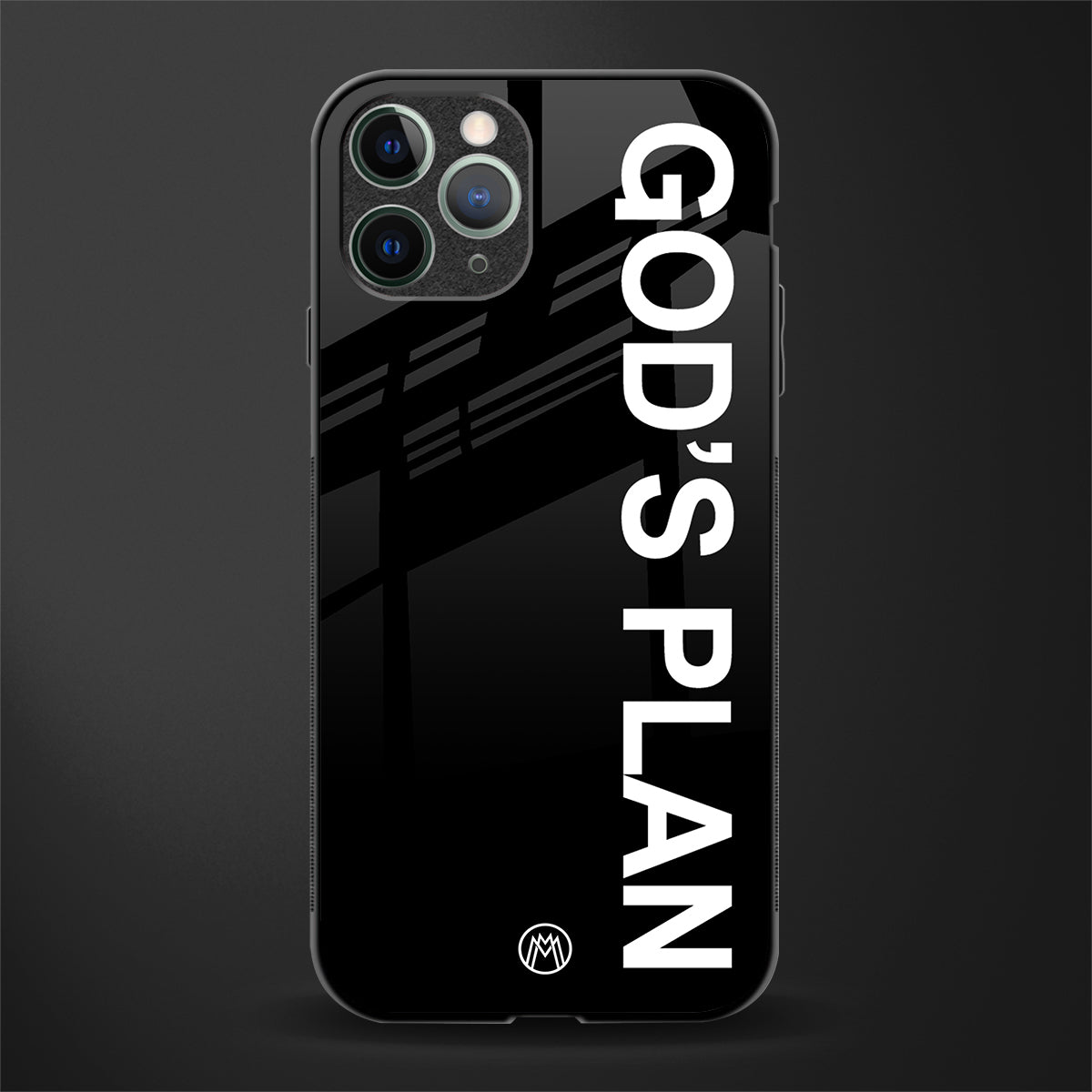 god's plan glass case for iphone 11 pro max image