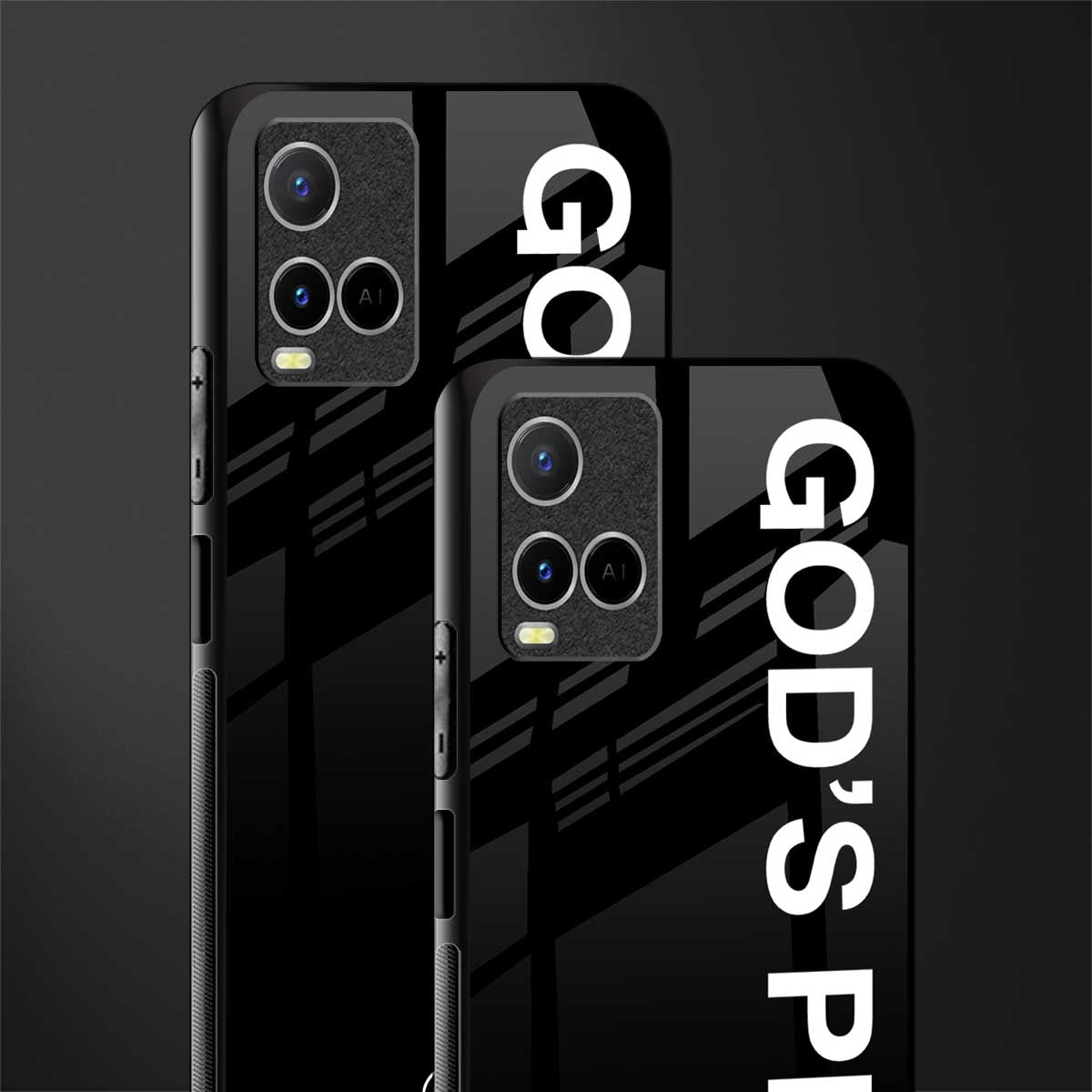 god's plan glass case for vivo y21s image-2