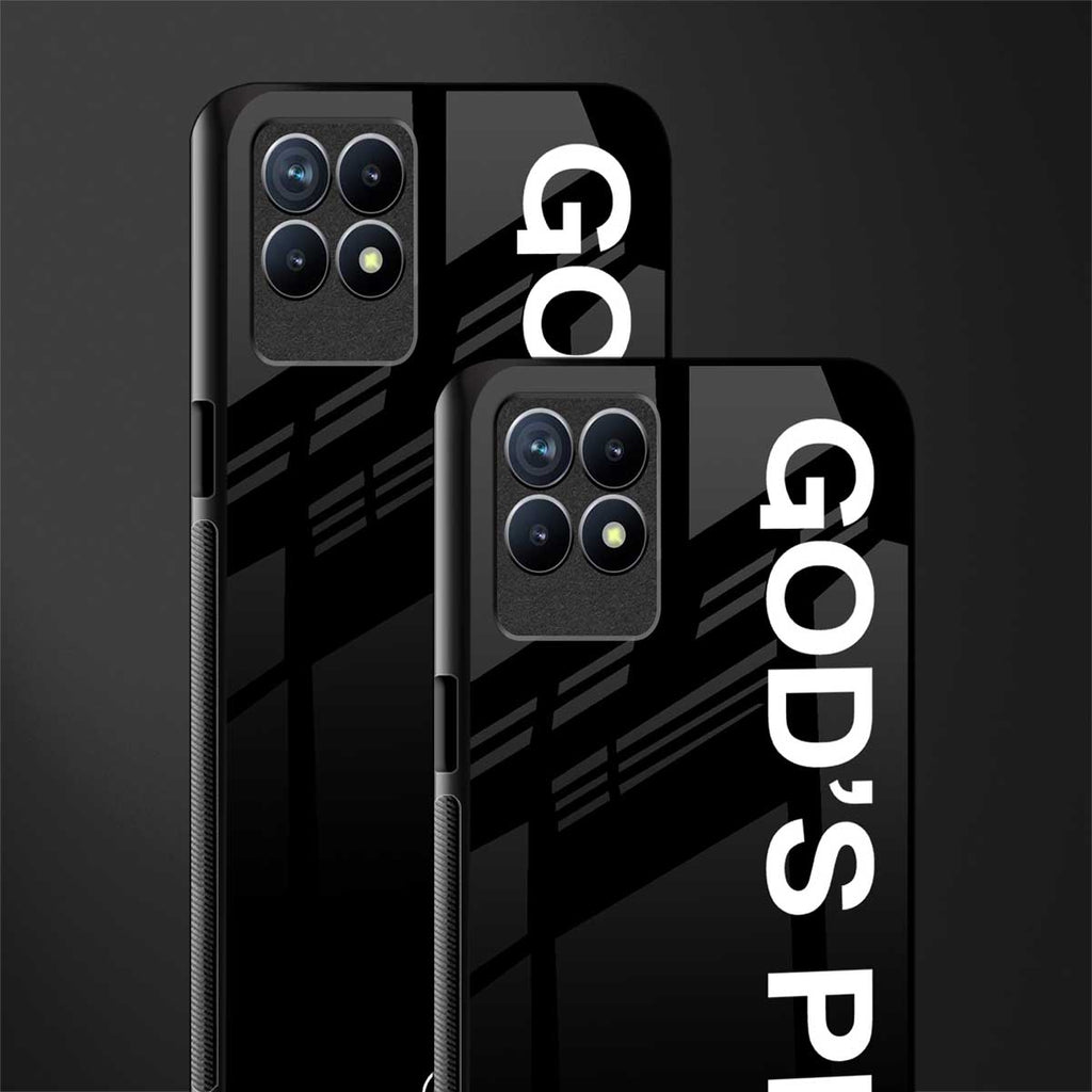 god's plan glass case for realme 8i image-2