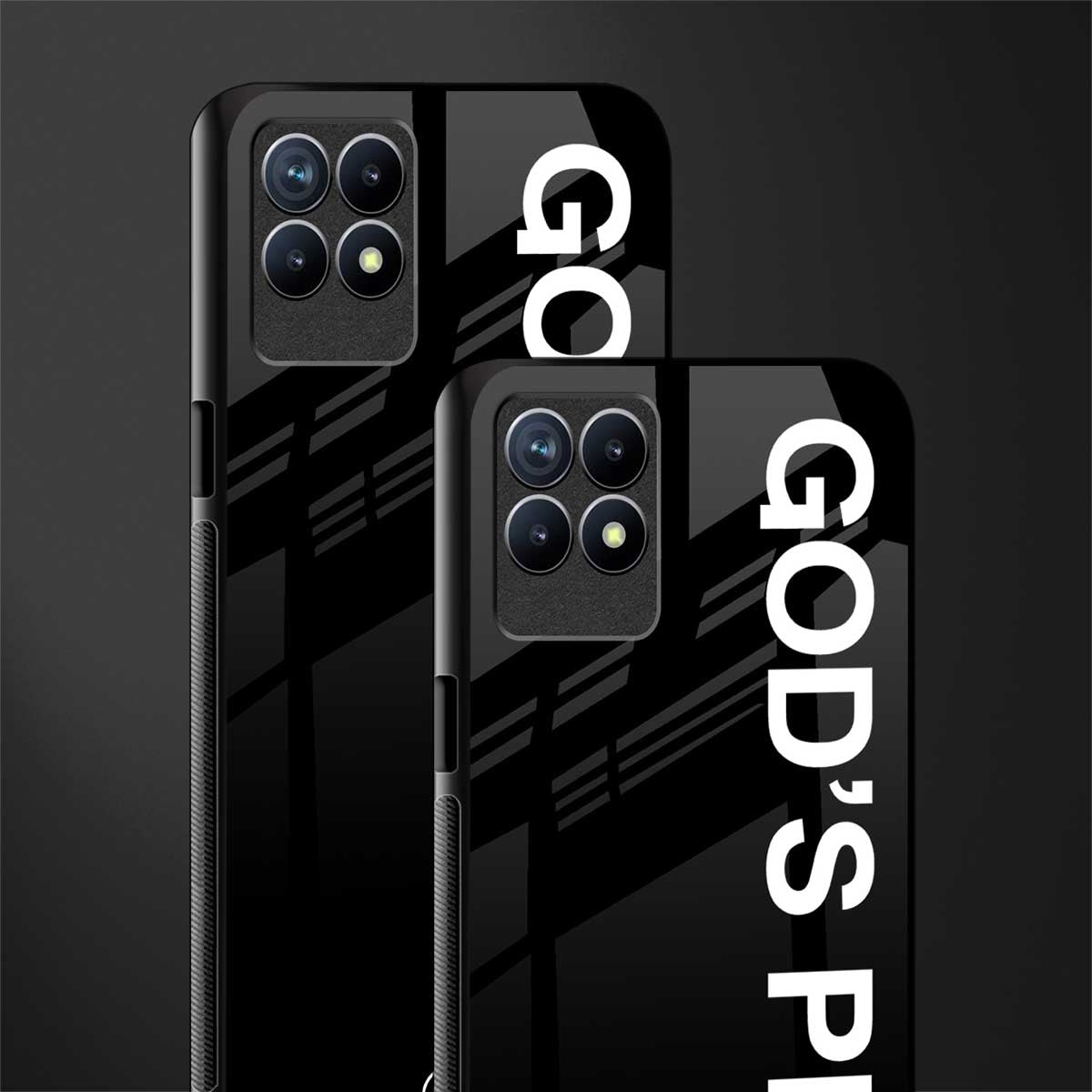 god's plan glass case for realme 8i image-2