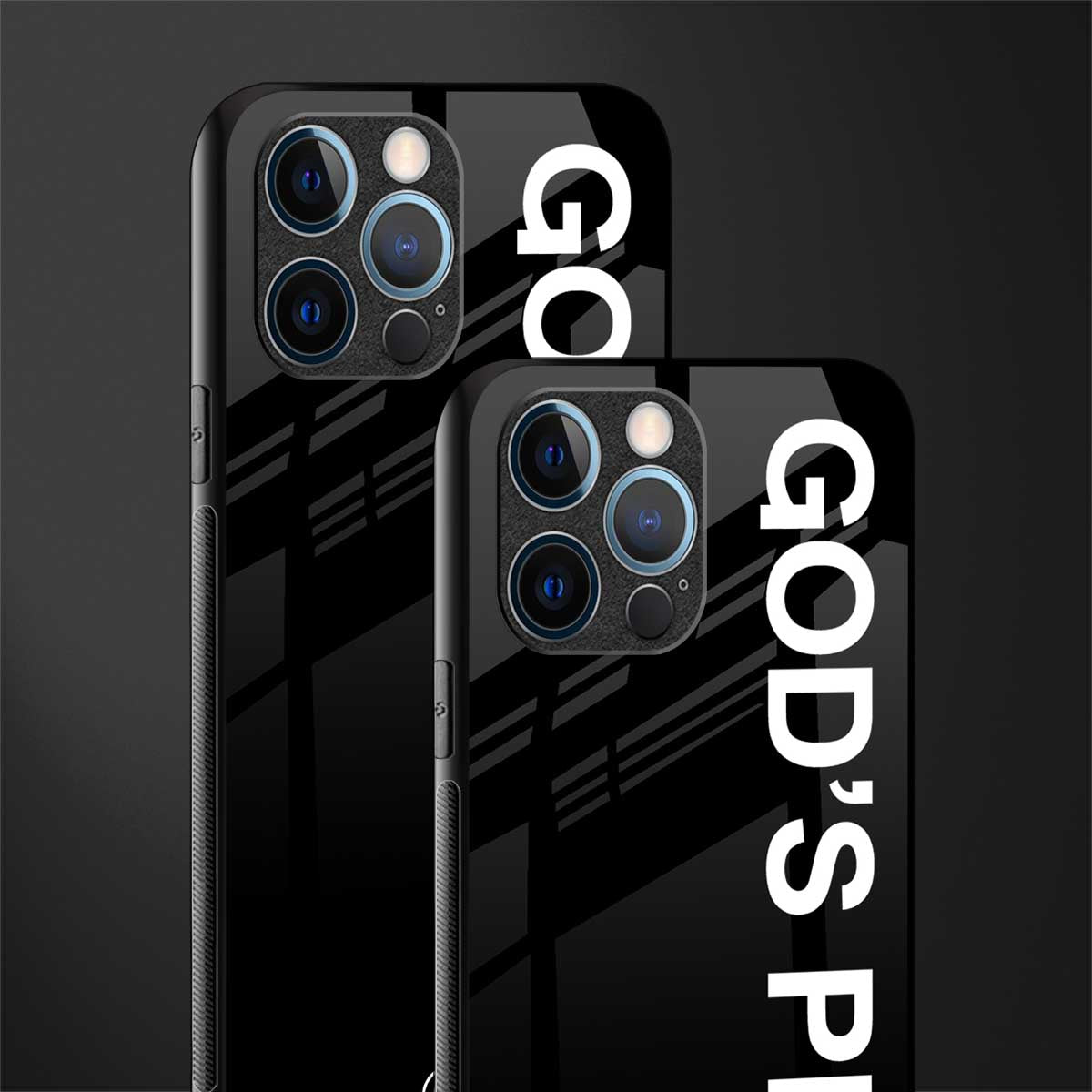 god's plan glass case for iphone 14 pro image-2