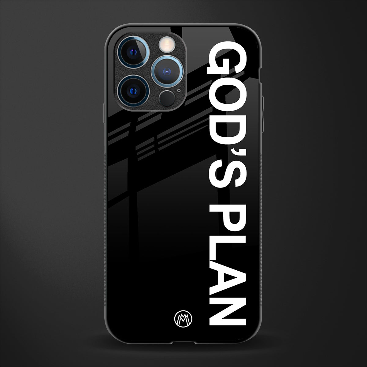 god's plan glass case for iphone 14 pro image