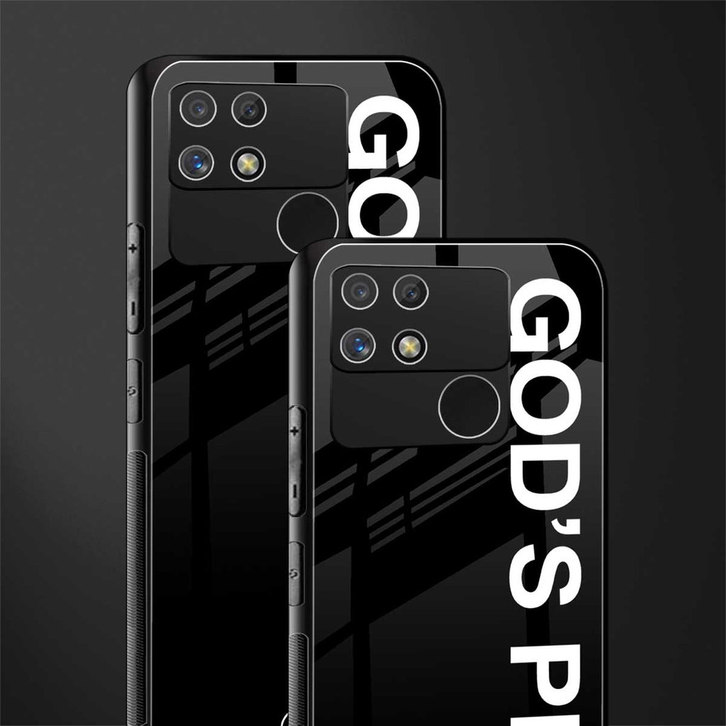 god's plan back phone cover | glass case for realme narzo 50a