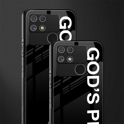 god's plan back phone cover | glass case for realme narzo 50a