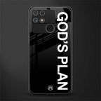 god's plan back phone cover | glass case for realme narzo 50a