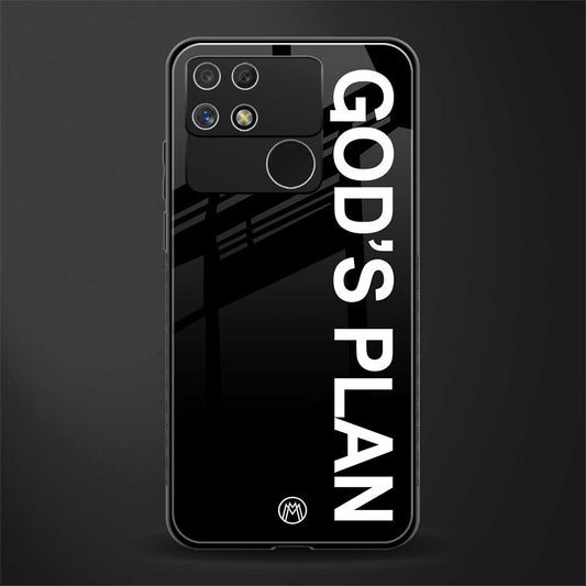 god's plan back phone cover | glass case for realme narzo 50a