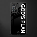 god's plan glass case for redmi 10 prime image