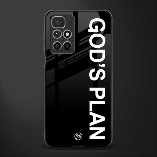 god's plan glass case for redmi 10 prime image