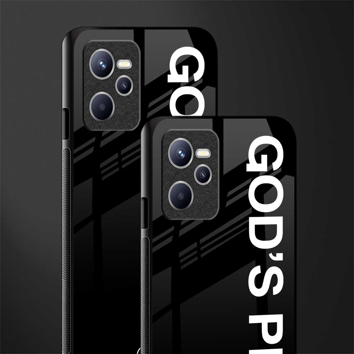 god's plan glass case for realme c35 image-2