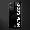 god's plan back phone cover | glass case for redmi note 11 pro plus 4g/5g