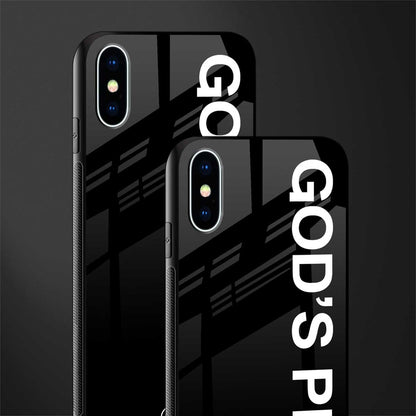 god's plan glass case for iphone x image-2