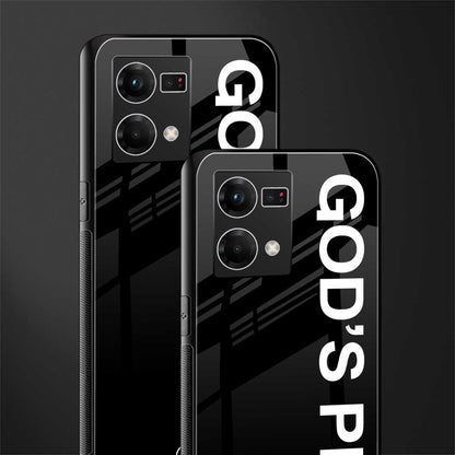 god's plan back phone cover | glass case for oppo f21 pro 4g