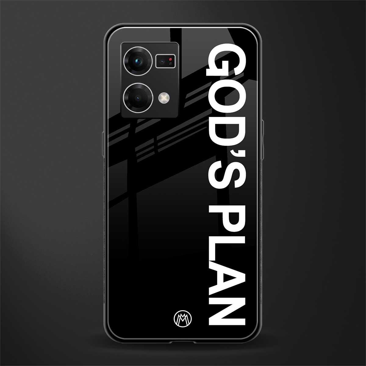 god's plan back phone cover | glass case for oppo f21 pro 4g