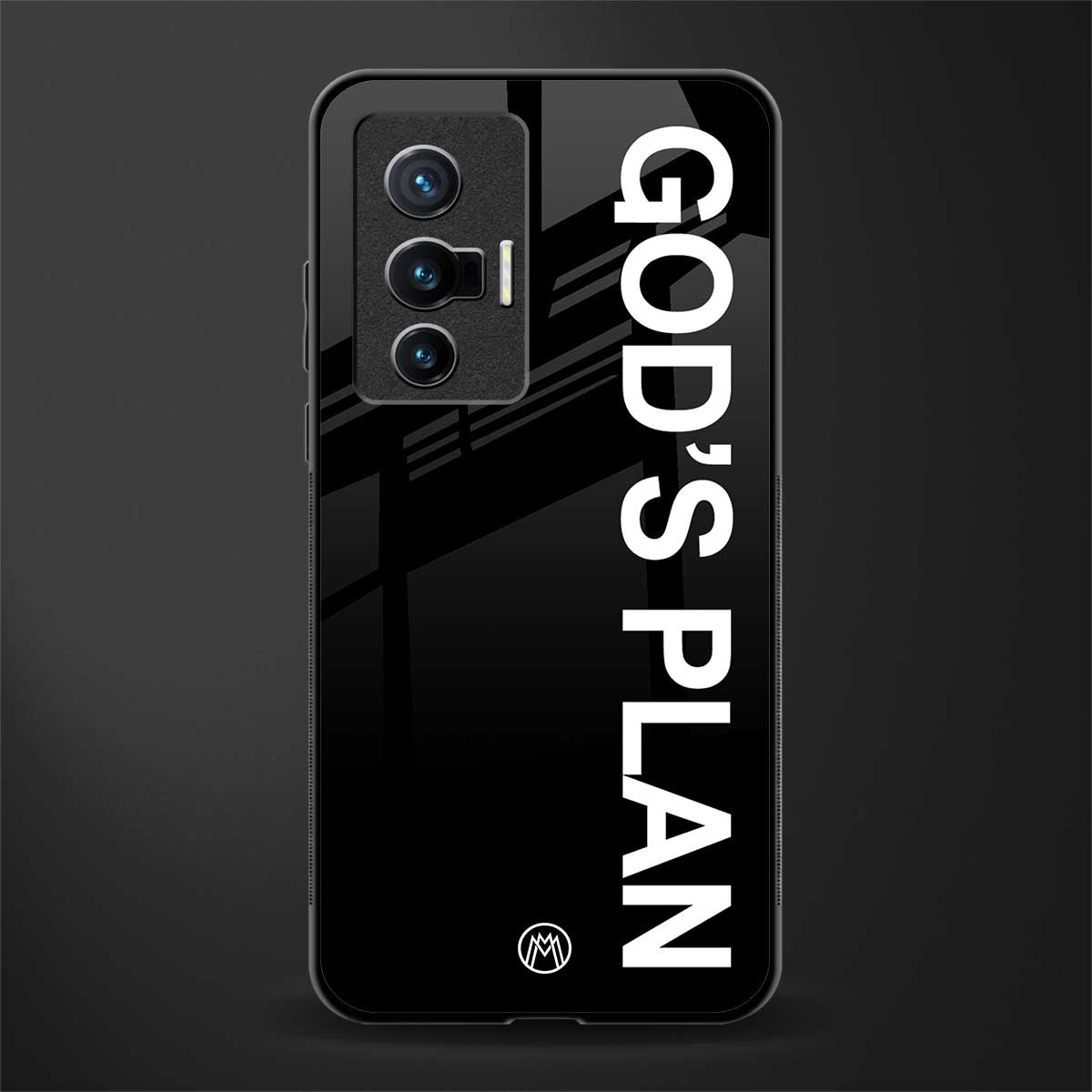 god's plan glass case for vivo x70 image