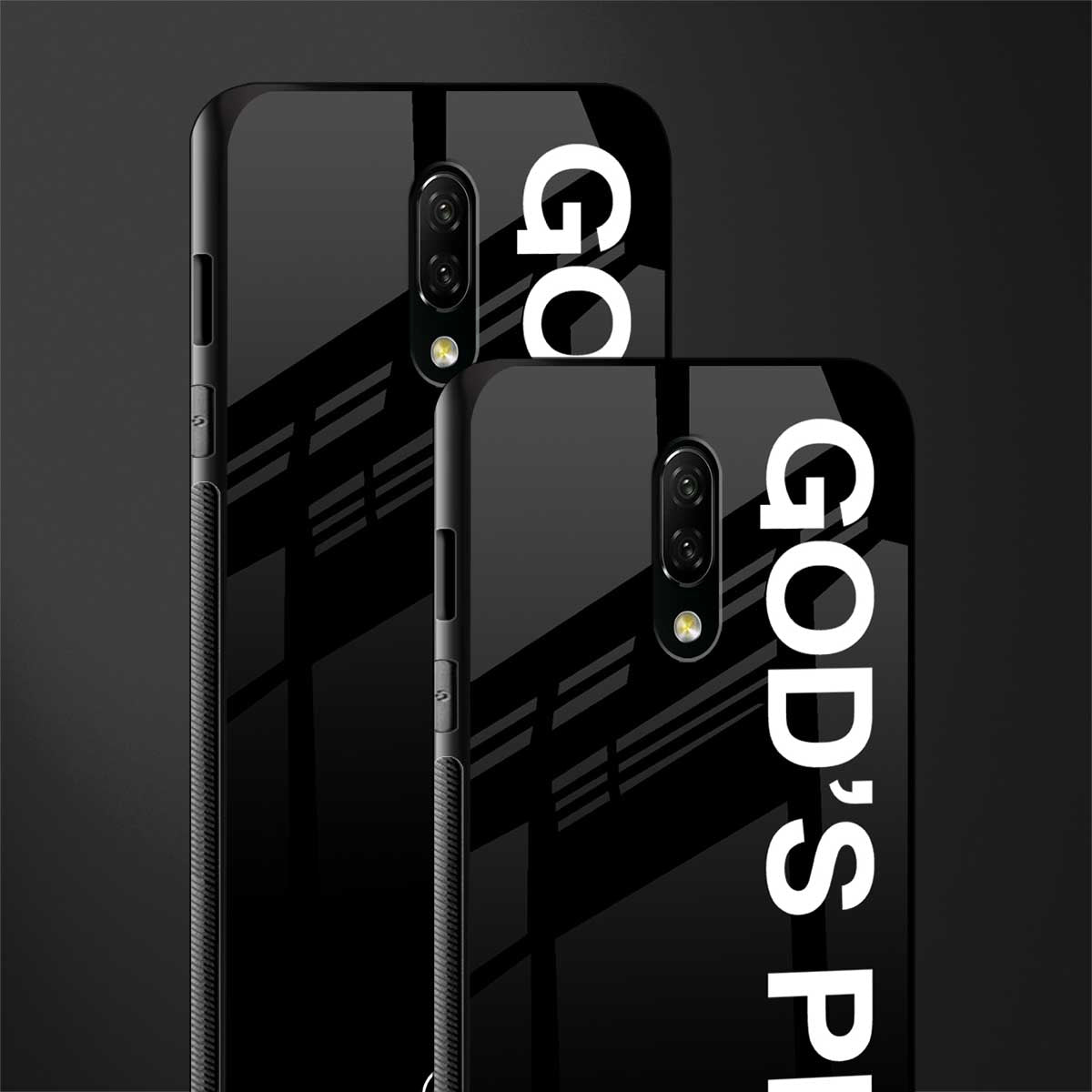 god's plan glass case for oneplus 7 image-2