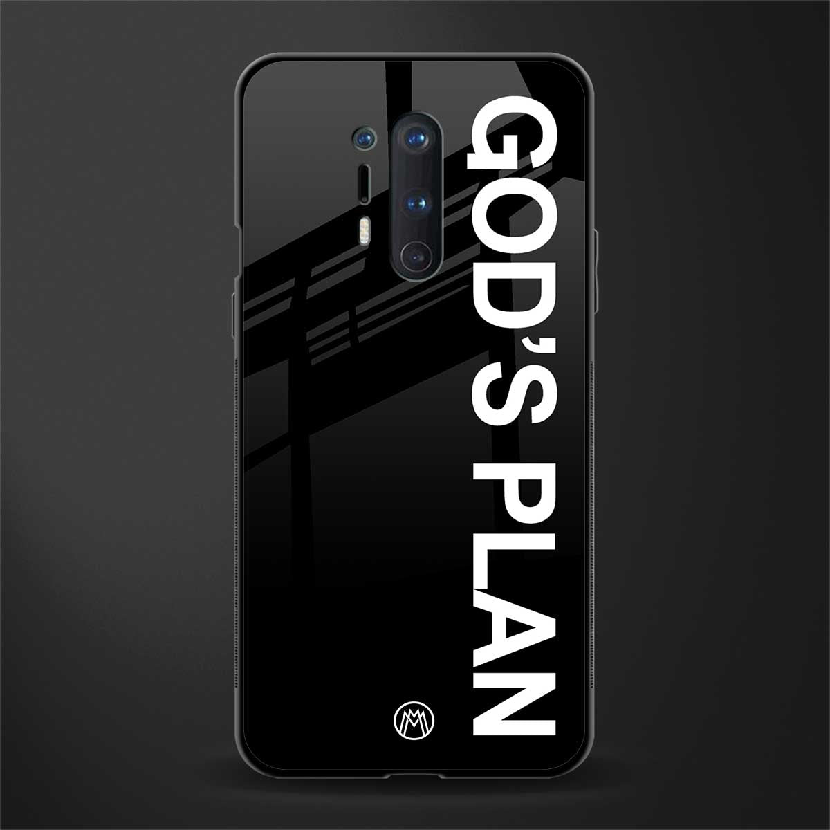 god's plan glass case for oneplus 8 pro image