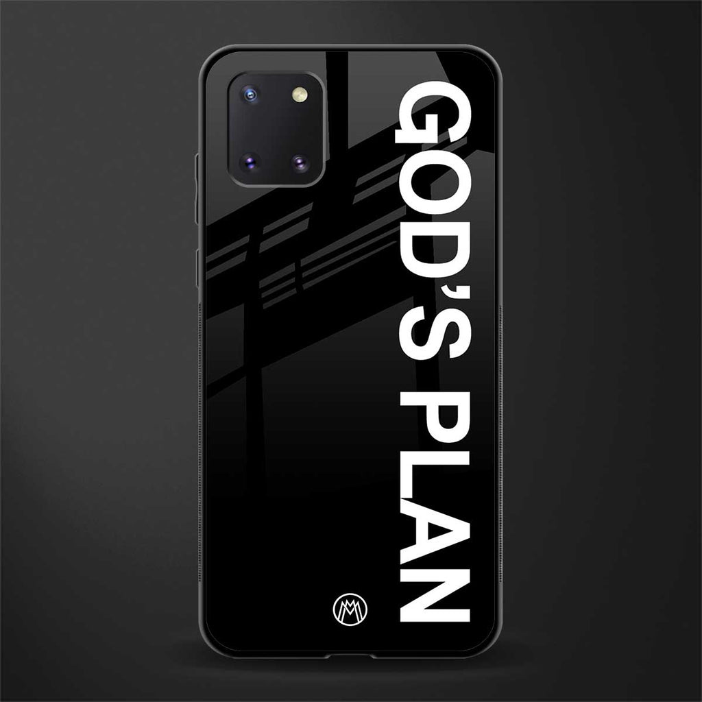 god's plan glass case for samsung a81 image