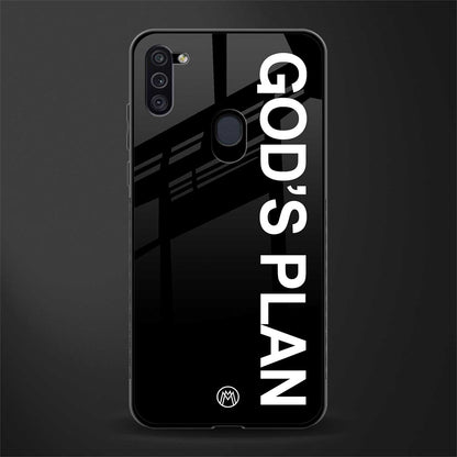 god's plan glass case for samsung galaxy m11 image