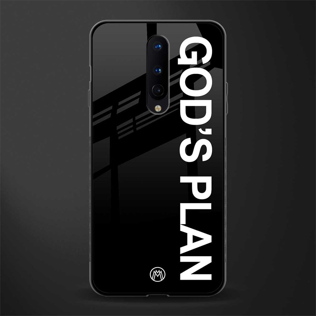 god's plan glass case for oneplus 8 image