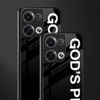 god's plan back phone cover | glass case for oppo reno 8 pro