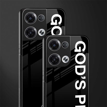 god's plan back phone cover | glass case for oppo reno 8 pro