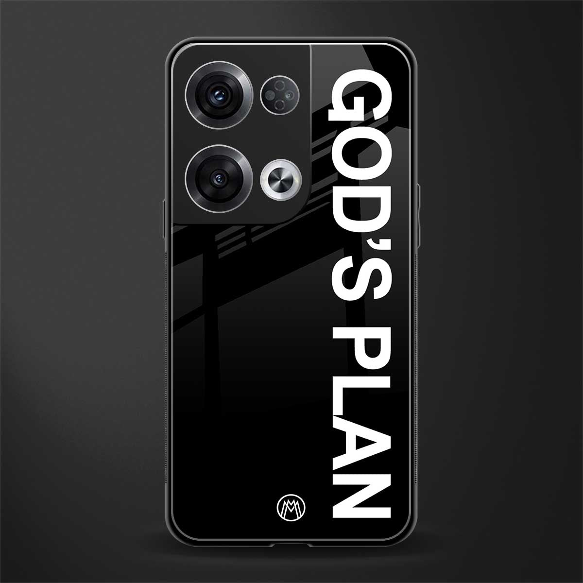 god's plan back phone cover | glass case for oppo reno 8 pro