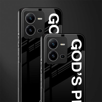god's plan back phone cover | glass case for vivo v25-5g