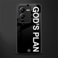 god's plan back phone cover | glass case for vivo v25 pro 5g
