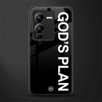 god's plan back phone cover | glass case for vivo v25 pro 5g