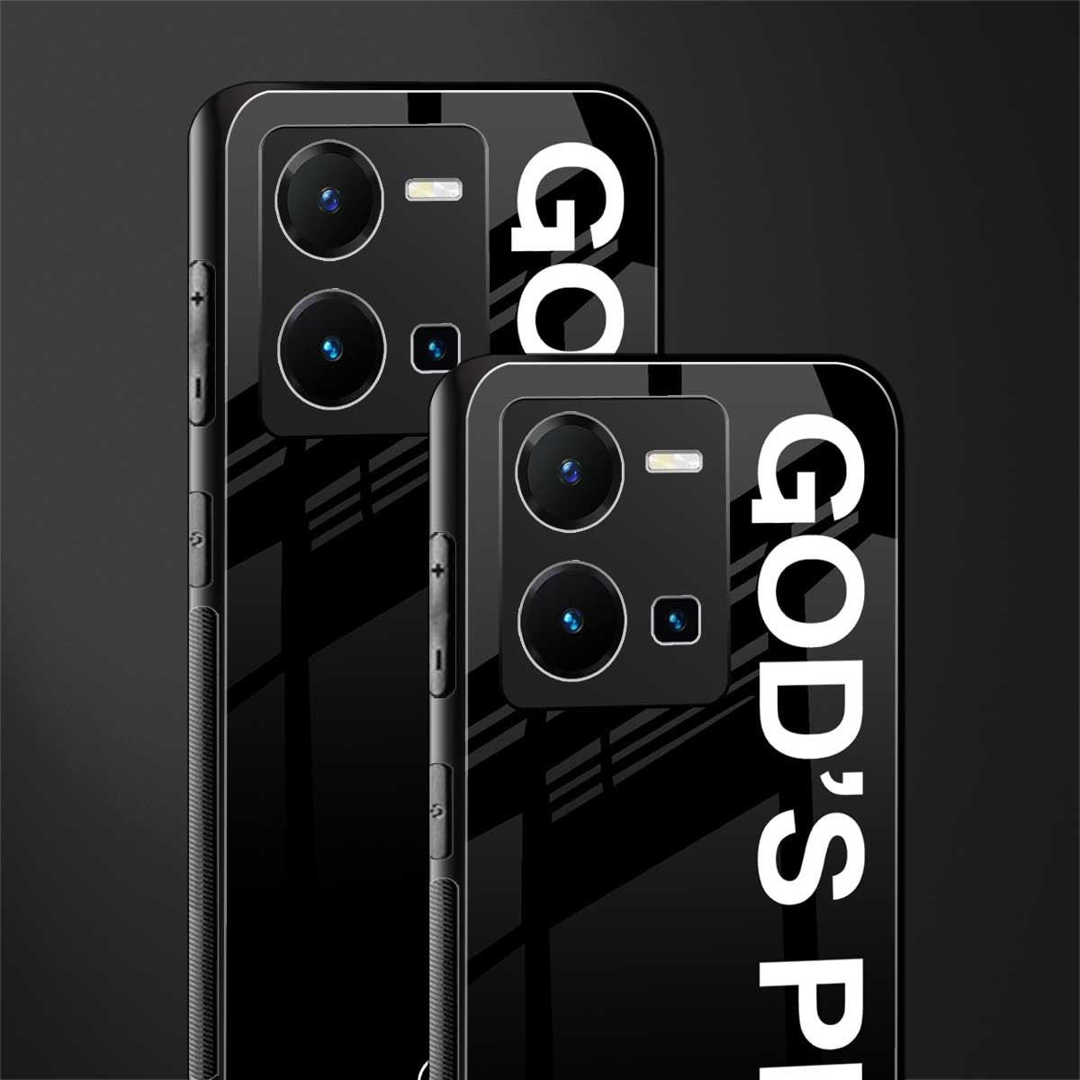 god's plan back phone cover | glass case for vivo y35 4g