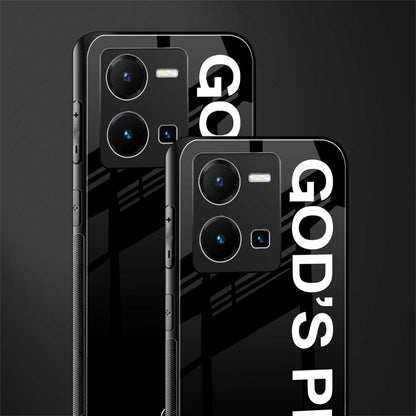 god's plan back phone cover | glass case for vivo y35 4g